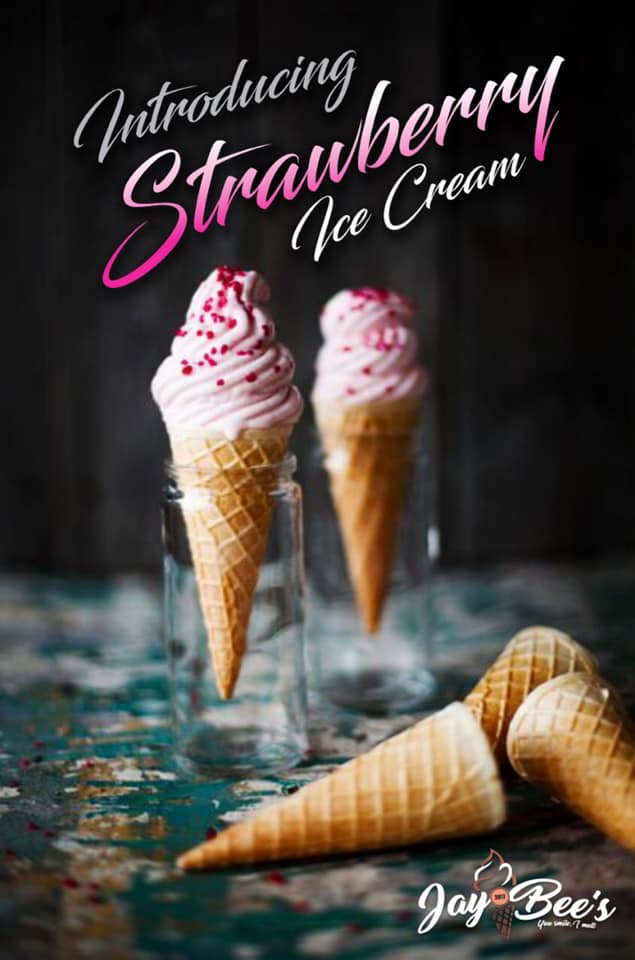 Strawberry Waffle Cone